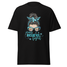 Load image into Gallery viewer, TEAL PRAY BELIEVE FIGHT