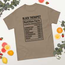 Load image into Gallery viewer, Black therapist nutrition fact