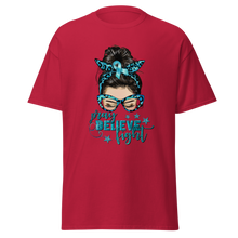 Load image into Gallery viewer, TEAL PRAY BELIEVE FIGHT