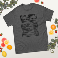 Load image into Gallery viewer, Black therapist nutrition fact