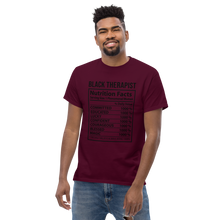 Load image into Gallery viewer, Black therapist nutrition fact