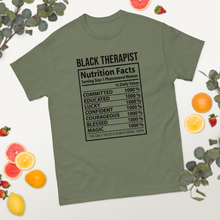 Load image into Gallery viewer, Black therapist nutrition fact