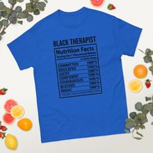 Load image into Gallery viewer, Black therapist nutrition fact
