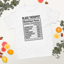 Load image into Gallery viewer, Black therapist nutrition fact