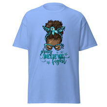 Load image into Gallery viewer, TEAL PRAY BELEVE FIGHT B
