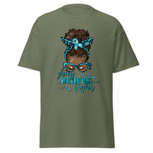 Load image into Gallery viewer, TEAL PRAY BELEVE FIGHT B
