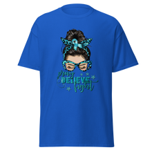 Load image into Gallery viewer, TEAL PRAY BELIEVE FIGHT
