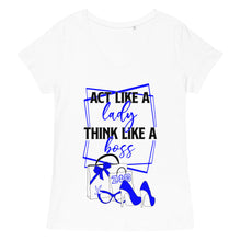 Load image into Gallery viewer, Zeta Phi Beta Women’s fitted v-neck t-shirt
